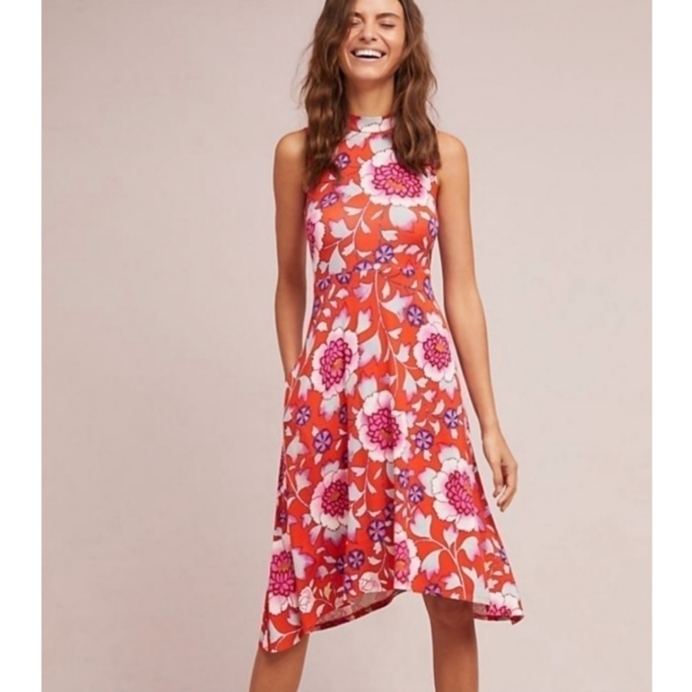 Maeve by Anthro Cleary Floral Tank Dress